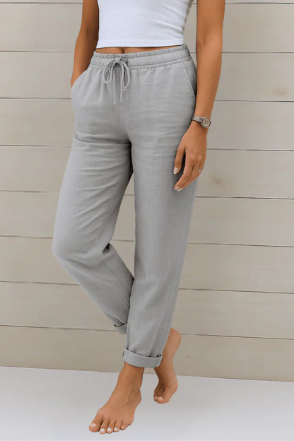 Pantalón Fluido con Cintura Elástica