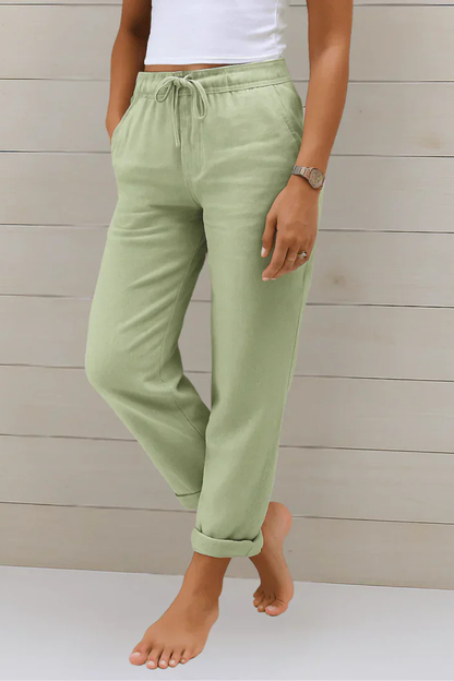 Pantalón Fluido con Cintura Elástica