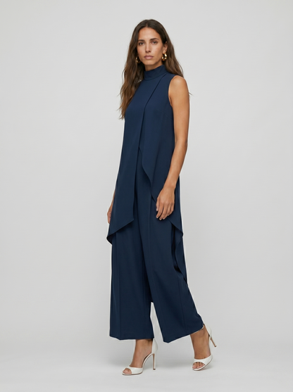 Conjunto Elegante Asimétrico de Dos Piezas
