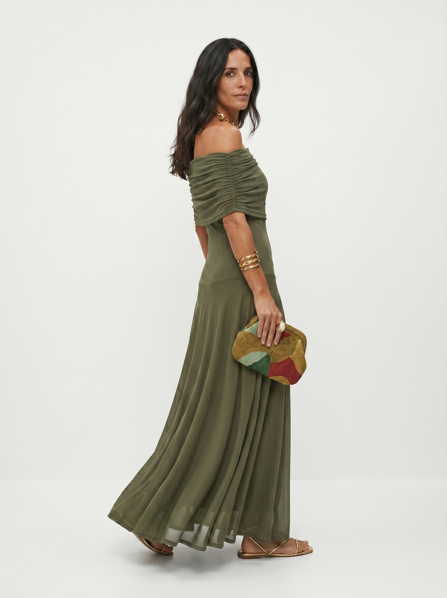 Emilia | Vestido Largo Drapeado