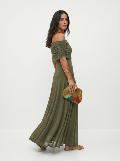 Emilia | Vestido Largo Drapeado