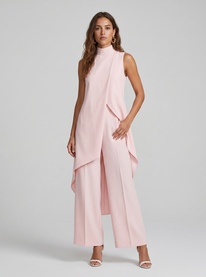 Conjunto Elegante Asimétrico de Dos Piezas