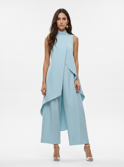 Conjunto Elegante Asimétrico de Dos Piezas