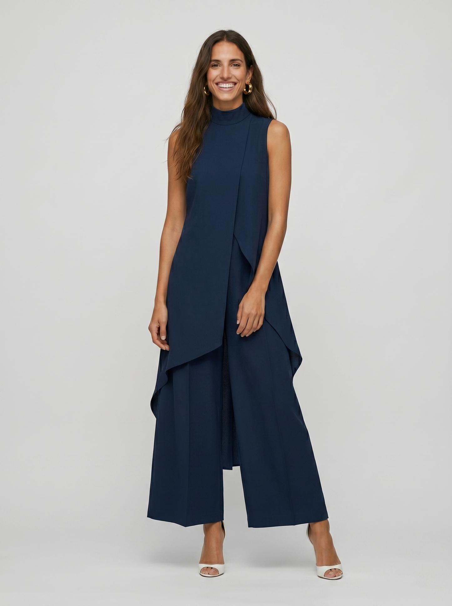 Conjunto Elegante Asimétrico de Dos Piezas