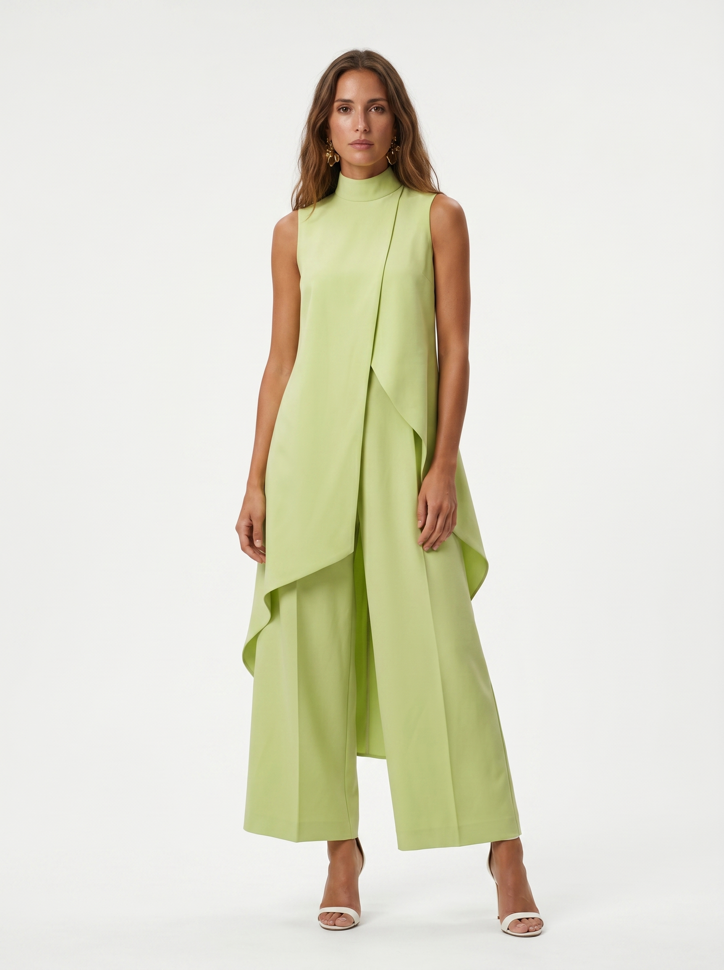 Conjunto Elegante Asimétrico de Dos Piezas
