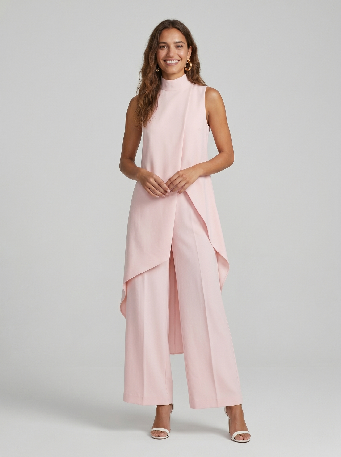 Conjunto Elegante Asimétrico de Dos Piezas