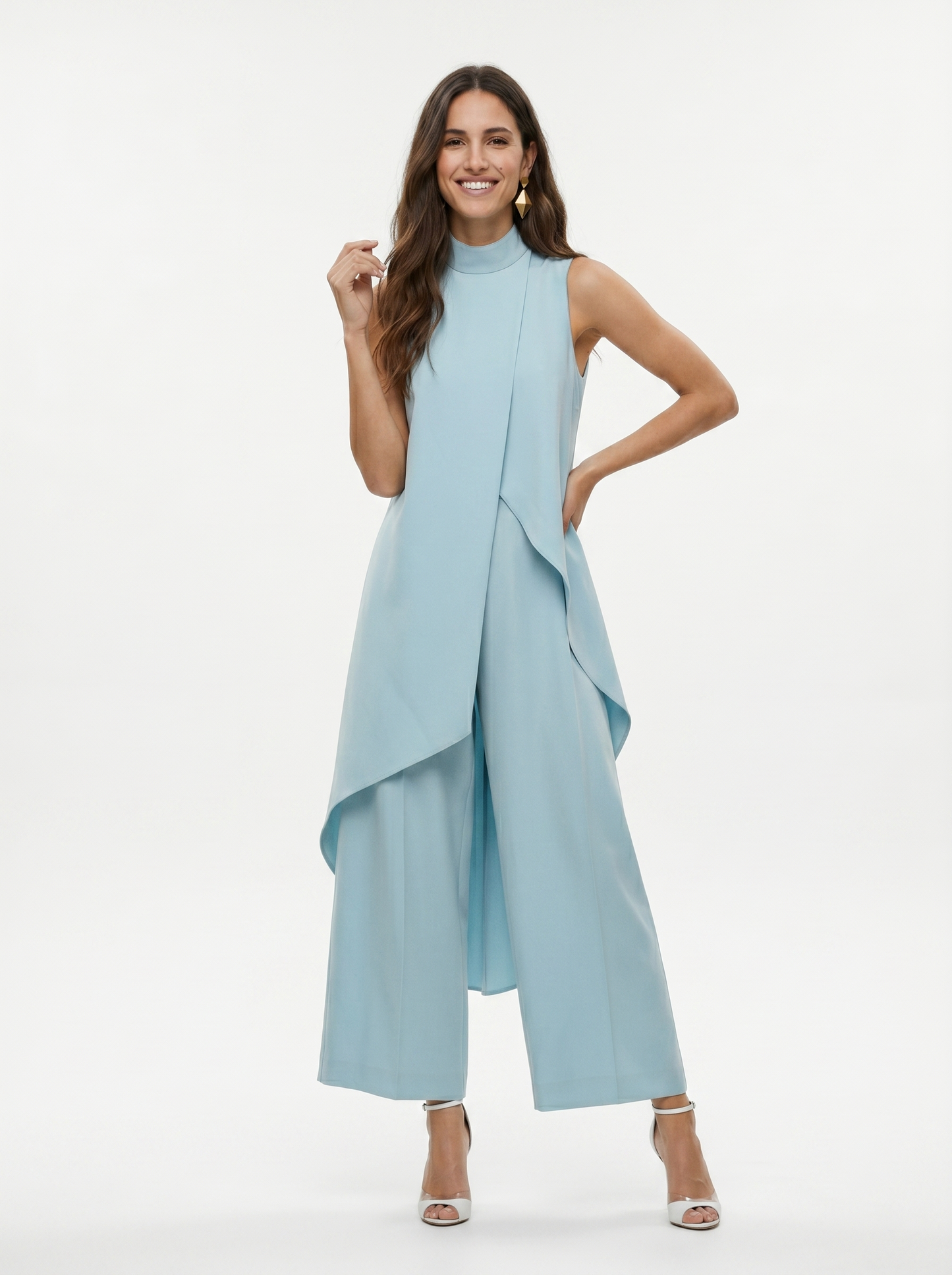 Conjunto Elegante Asimétrico de Dos Piezas