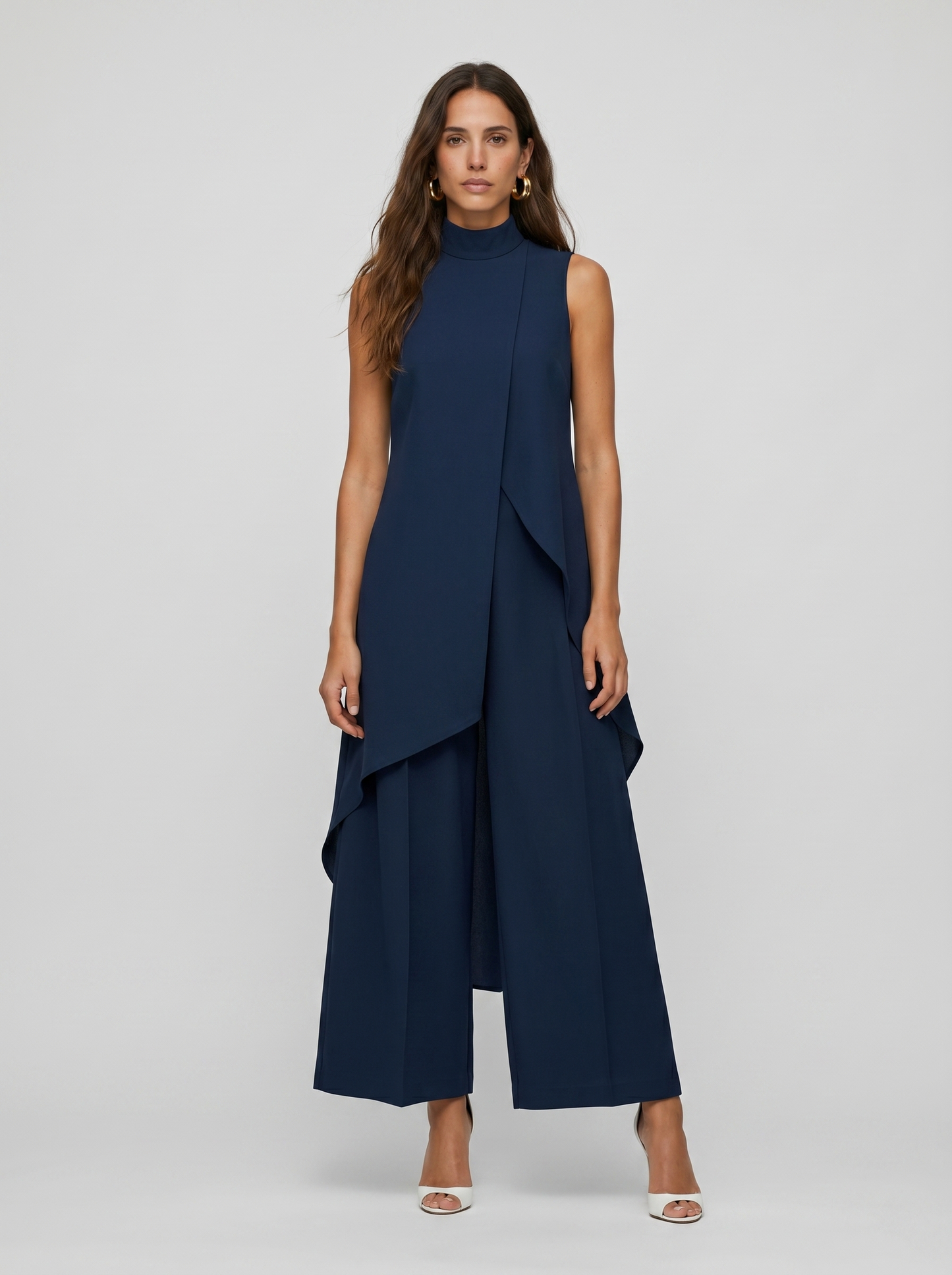 Conjunto Elegante Asimétrico de Dos Piezas