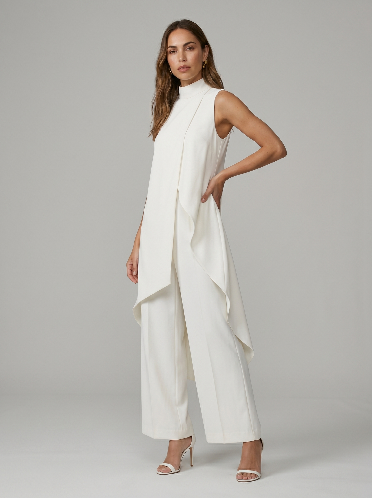 Conjunto Elegante Asimétrico de Dos Piezas