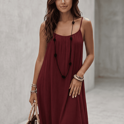Vestido Mini de Espalda Descubierta