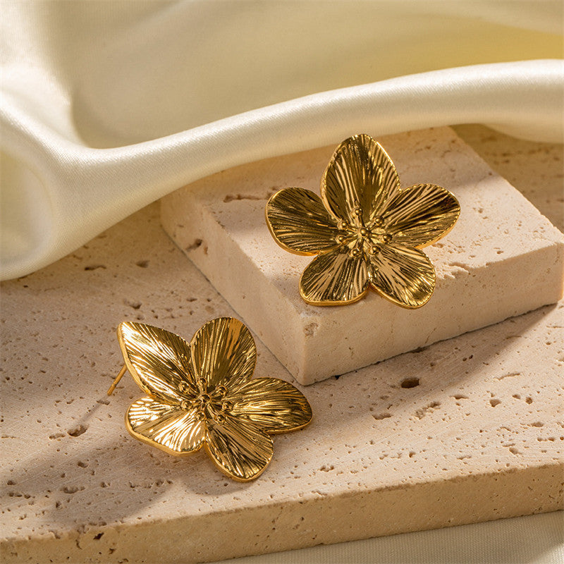 Pendientes Flor Brillante