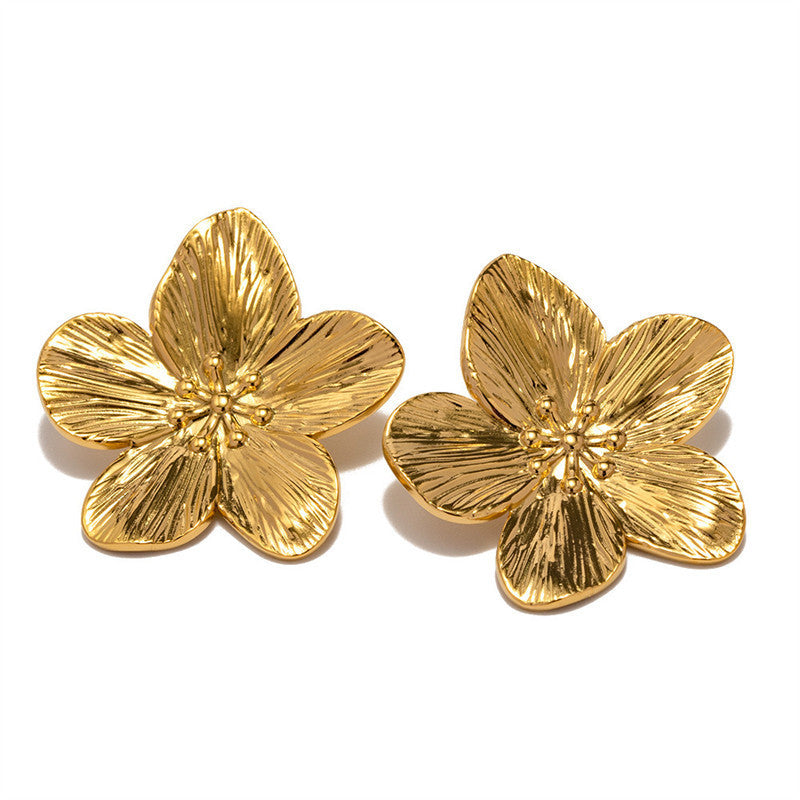 Pendientes Flor Brillante