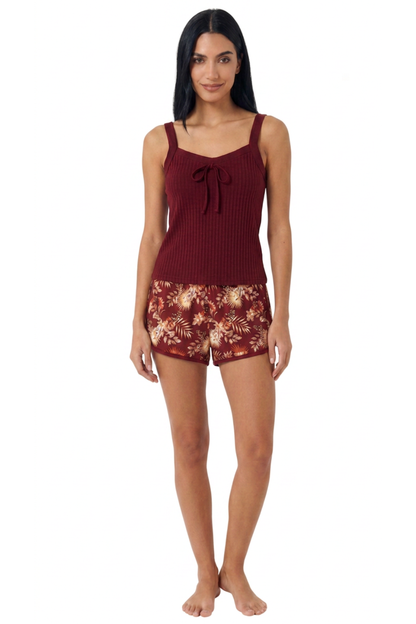 Tankini Elegante de Corte Fluido