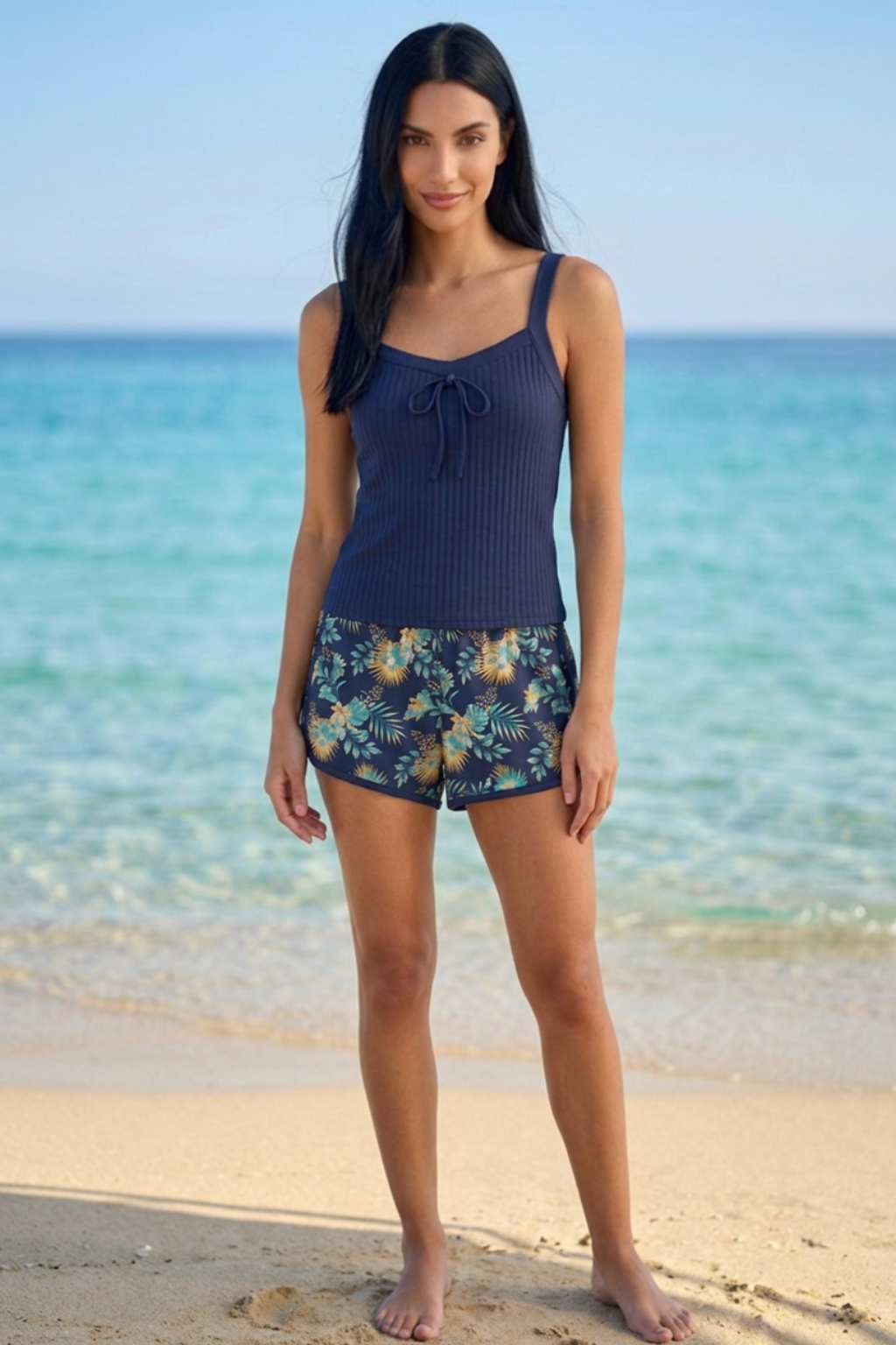 Tankini Elegante de Corte Fluido - Vera serrat