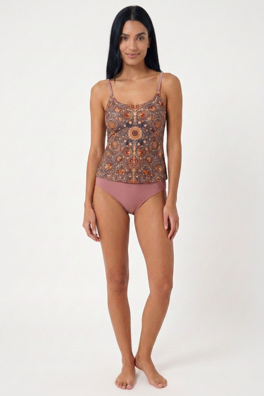 Tankini Elegante de Efecto Moldeador