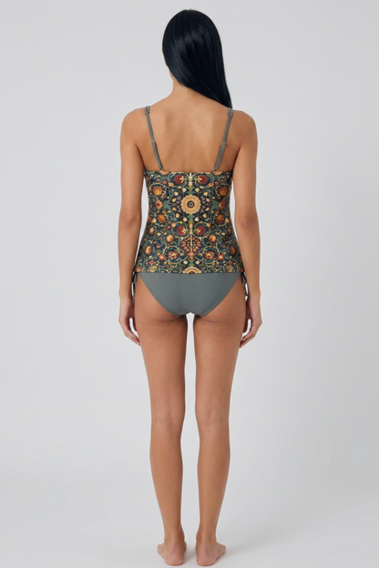 Tankini Elegante de Efecto Moldeador