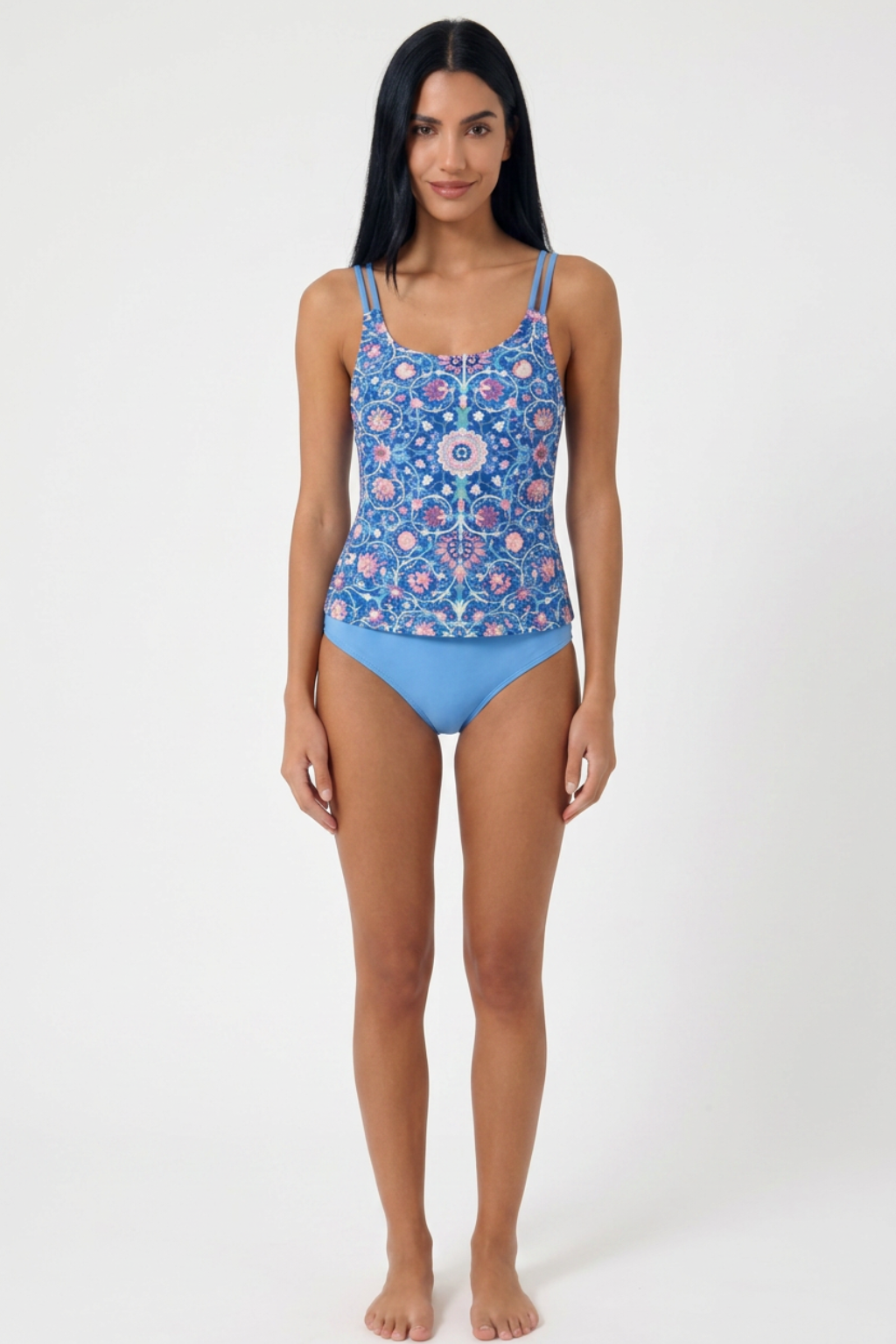 Tankini Elegante de Efecto Moldeador