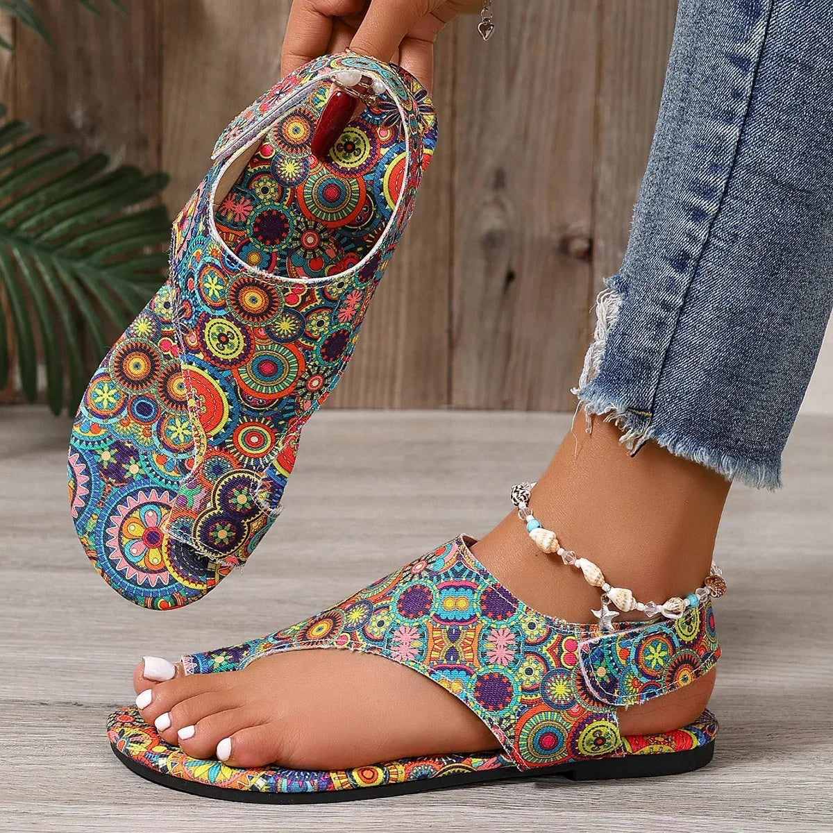 Elvira | Sandali Bassi in Stile Boho