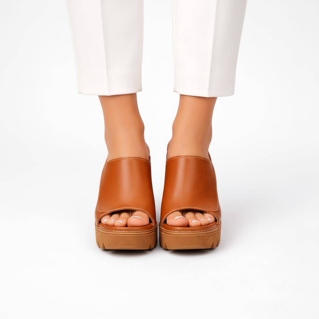 Mireya | Sandalias de Plataforma con Tacón Ancho
