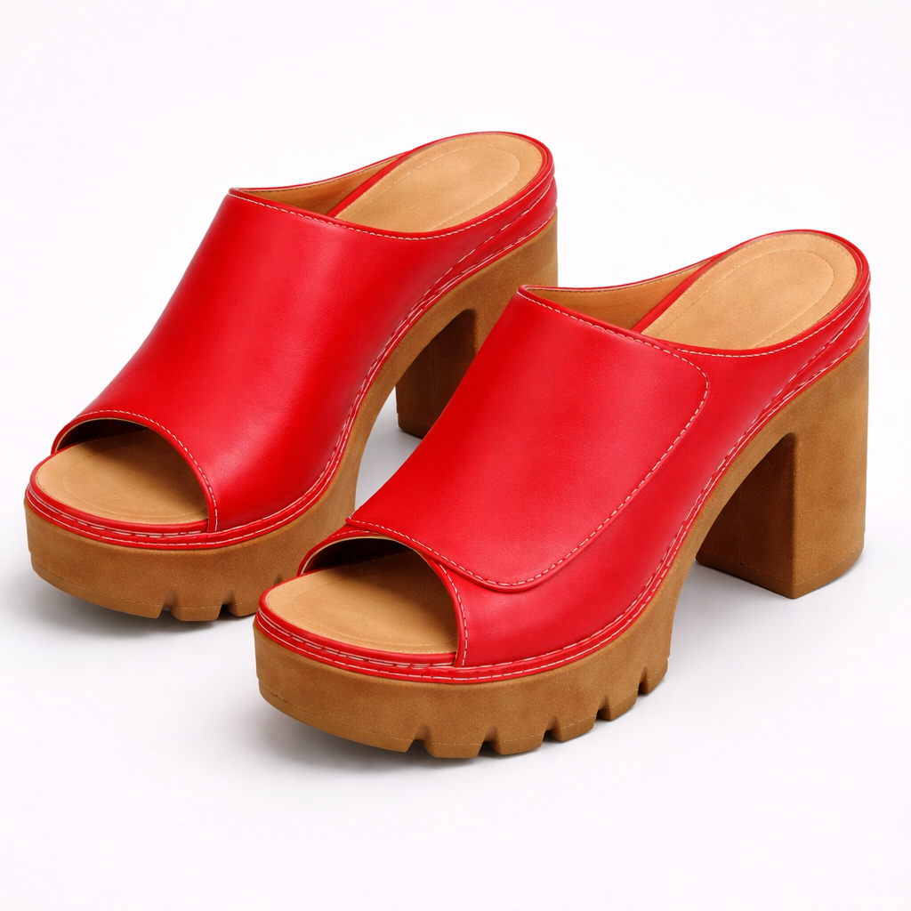 Mireya | Sandalias de Plataforma con Tacón Ancho