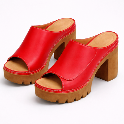 Mireya | Sandalias de Plataforma con Tacón Ancho