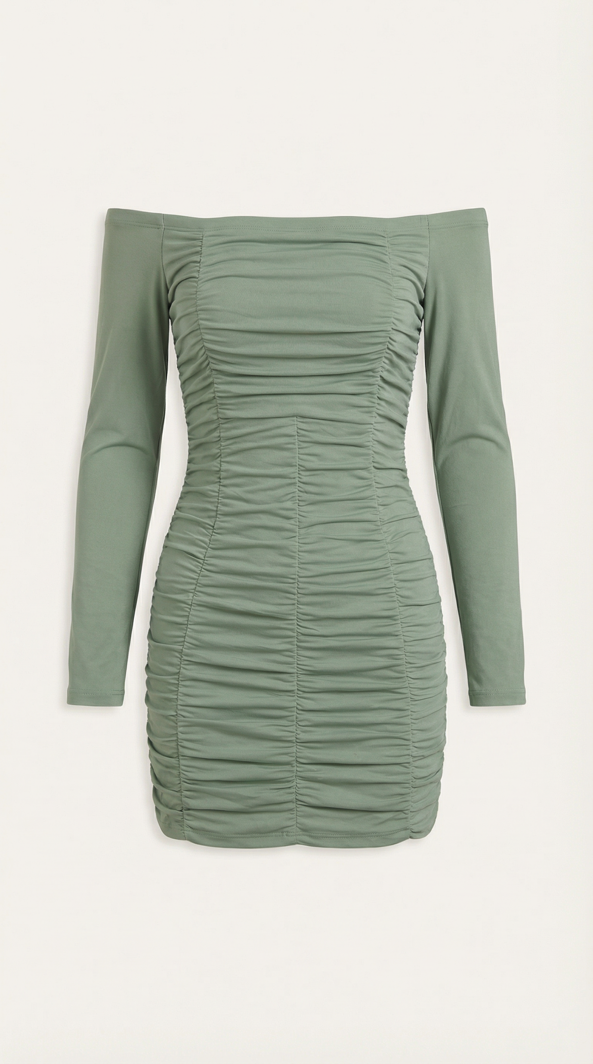 Vestido Mini Ceñido con Escote Bardot