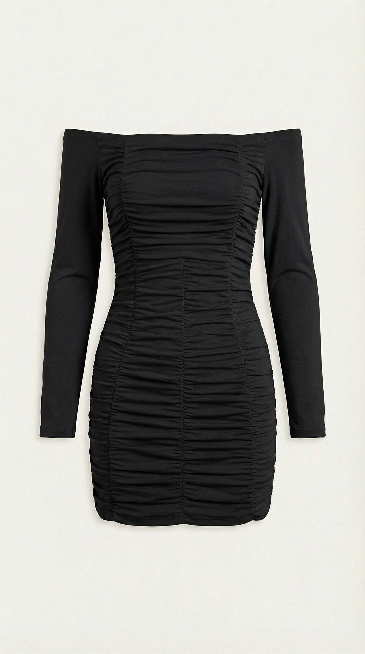 Vestido Mini Ceñido con Escote Bardot