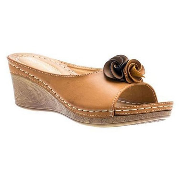 BRONYA - COMFORTABELE LEREN SANDALEN