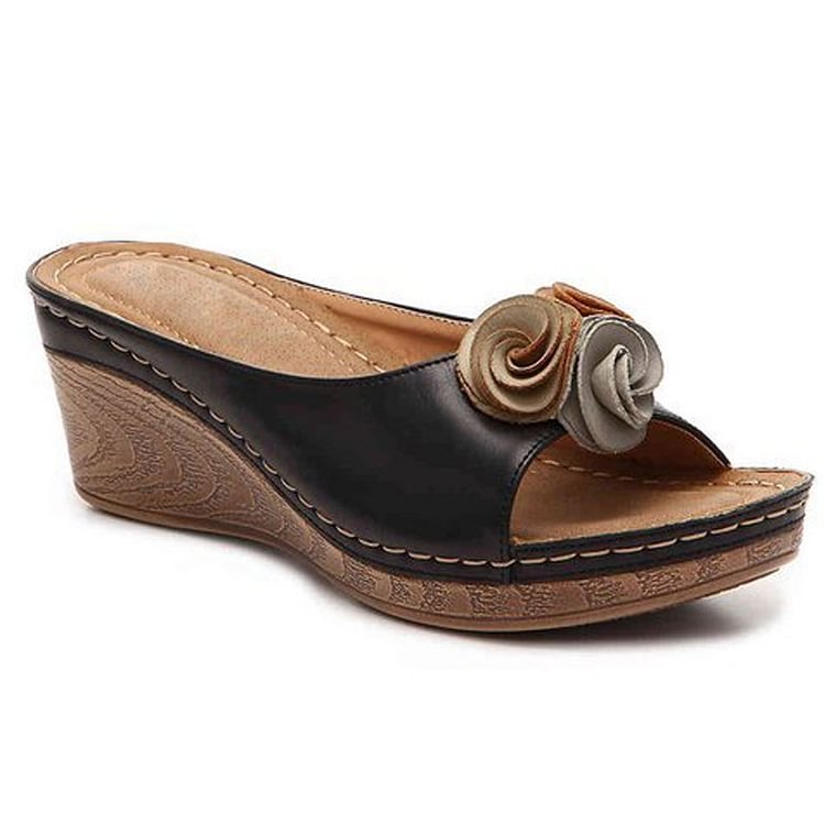 BRONYA - COMFORTABELE LEREN SANDALEN
