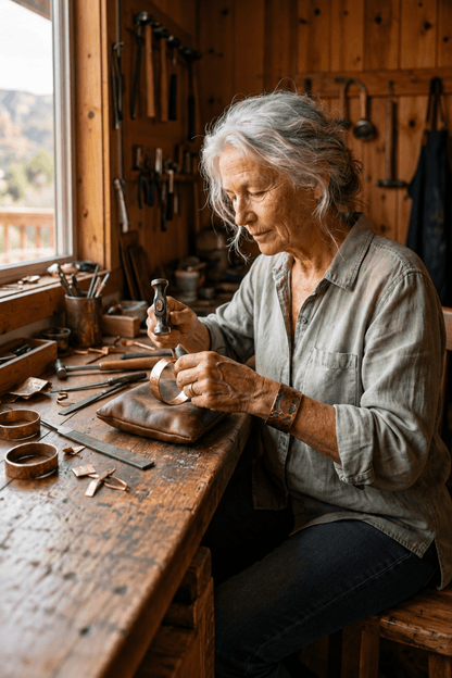 Vera | Pulsera de Cobre Puro con Incrustaciones de Jade - Vera Serrat